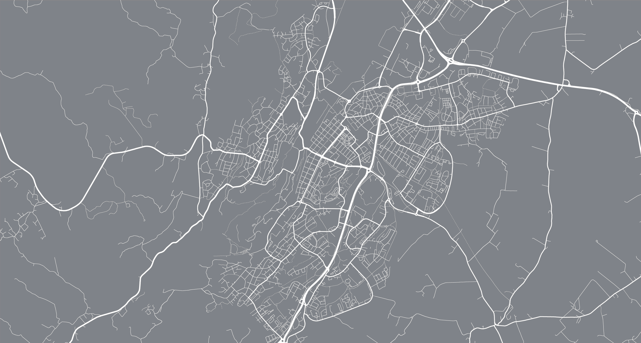 Karta över Trollhättan